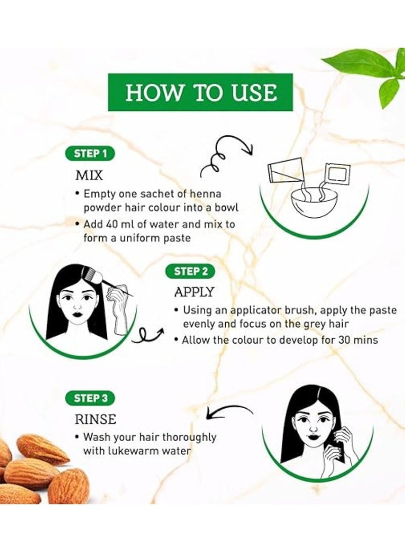 فاتيكا حنة بني طبيعية 6 أكياس - Image 5